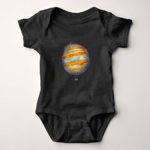 Jupiter Planet Artwork – Kosmische ruimte Illustra Romper