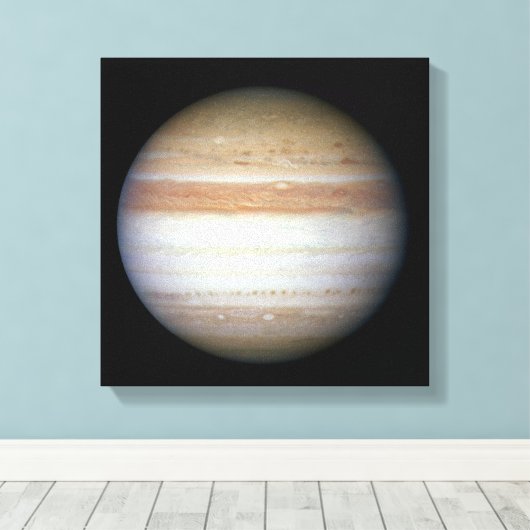 Jupiter Planet NASA Canvas Afdruk (Insitu (Houten vloer))
