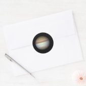 Jupiter Planet NASA Ronde Sticker (Envelop)