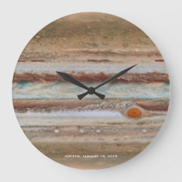 Jupiter Red Spot Close-up foto Grote Klok