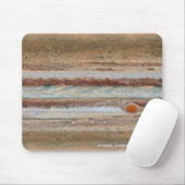 Jupiter Red Spot Close-up foto Muismat (Met muis)