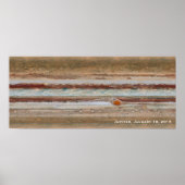 Jupiter Red Spot Close-up foto Poster (Voorkant)