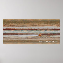 Jupiter Red Spot Close-up foto Poster