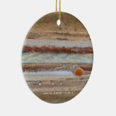 Jupiter Red Spot Close-up Fotograaf Kerstmis Keramisch Ornament (Rechts)