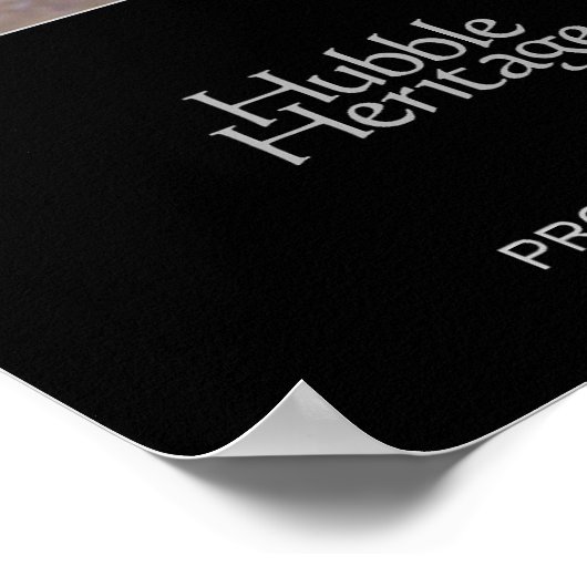 Jupiter Red Spot Hubble Telescope Foto Poster (Hoek)