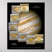 Jupiter Red Spot Hubble Telescope Foto Poster (Voorkant)