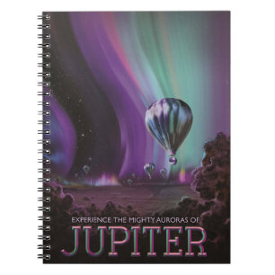 Jupiter Reis per heteluchtballon Bighty Auroras Notitieboek