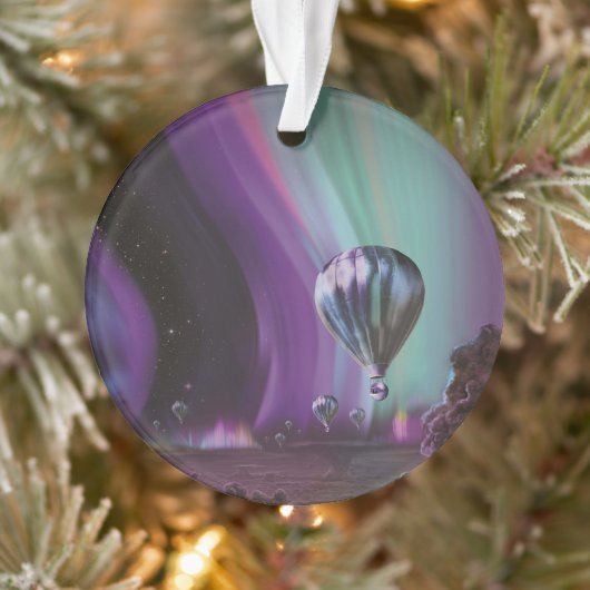 Jupiter Reis per heteluchtballon Bighty Auroras Ornament (Boom)