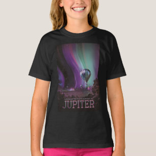 Jupiter Reis per heteluchtballon Bighty Auroras T-shirt