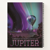Jupiter Reis per luchtballon Bighty Auroras Notitieboek (Achterkant)
