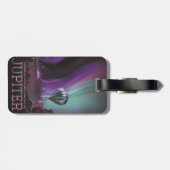 Jupiter Reizen door Hete Luchtballon Bighty Aurora Bagagelabel (Achterkant horizontaal)