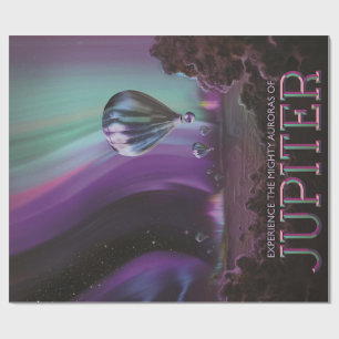 Jupiter Reizen door Hete Luchtballon Bighty Aurora Cadeaupapier