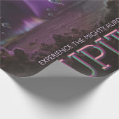 Jupiter Reizen door Hete Luchtballon Bighty Aurora Cadeaupapier (Hoek)