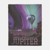 Jupiter Reizen door Hete Luchtballon Bighty Aurora Fleece Deken (Voorkant)