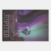 Jupiter Reizen door Hete Luchtballon Bighty Aurora Inpakpapier Vel (Voorkant 2)