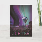 Jupiter Reizen door Hete Luchtballon Bighty Aurora Kaart (Voorkant)