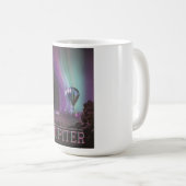 Jupiter Reizen door Hete Luchtballon Bighty Aurora Koffiemok (Voorkant rechts)