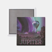 Jupiter Reizen door Hete Luchtballon Bighty Aurora Magneet (Voorkant / Achterkant)