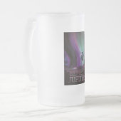 Jupiter Reizen door Hete Luchtballon Bighty Aurora Matglas Bierpul (Voorkant links)