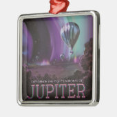 Jupiter Reizen door Hete Luchtballon Bighty Aurora Metalen Ornament (Links)