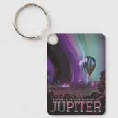 Jupiter Reizen door Hete Luchtballon Bighty Aurora Sleutelhanger (Voorkant)