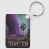 Jupiter Reizen door Hete Luchtballon Bighty Aurora Sleutelhanger (Achterkant)