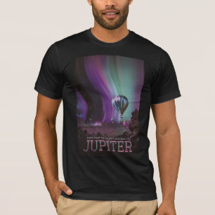 Jupiter Reizen door Hete Luchtballon Bighty Aurora T-shirt