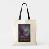 Jupiter Reizen door Hete Luchtballon Bighty Aurora Tote Bag (Achterkant)