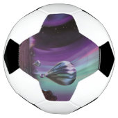 Jupiter Reizen door Hete Luchtballon Bighty Aurora Voetbal (Gedraaid)