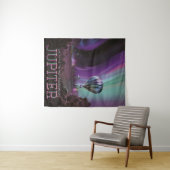 Jupiter Reizen door Hete Luchtballon Bighty Aurora Wandkleed (In Situ (horizontaal))