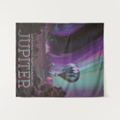 Jupiter Reizen door Hete Luchtballon Bighty Aurora Wandkleed (Voorkant (horizontaal))