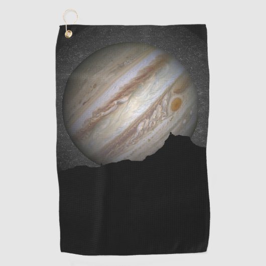 Jupiter Ruimte Golfhanddoek (Voorkant)