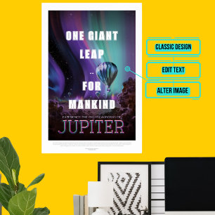 Jupiter - Ruimtetoerisme Poster