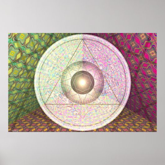 Jupiter, Saturn en Uranus per Martineau Poster (Voorkant)