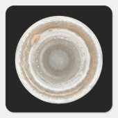 Jupiter Vierkante Sticker (Voorkant)