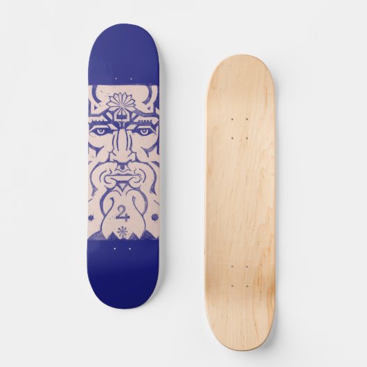 Jupiter Zeus Koning van Goden Griekse Mythologie B Persoonlijk Skateboard (Voorkant)