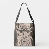 Jupiter Zeus Koning van Goden Griekse Mythologie Z Crossbody Tas (Achterkant)