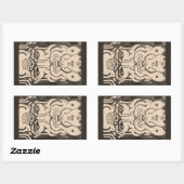 Jupiter Zeus Koning van Goden Griekse Mythologie Z Rechthoekige Sticker (Vel)