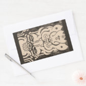 Jupiter Zeus Koning van Goden Griekse Mythologie Z Rechthoekige Sticker (Envelop)