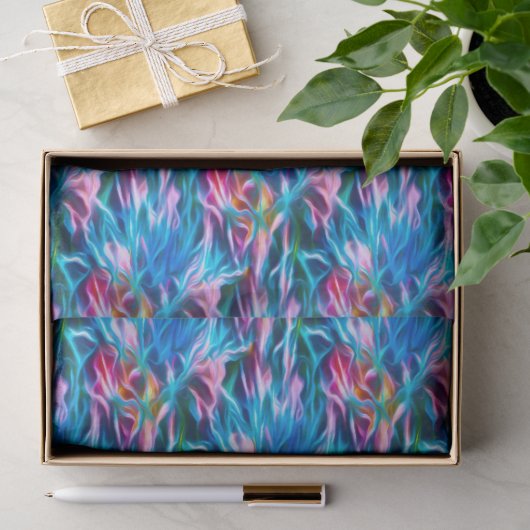 Jupiteriaanse Nachtflora in de schemering Tissuepapier (Geschenk)