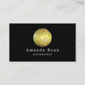 Jupiters Lage Galileïsche Maan, Astronomie Visitekaartje (Voorkant)