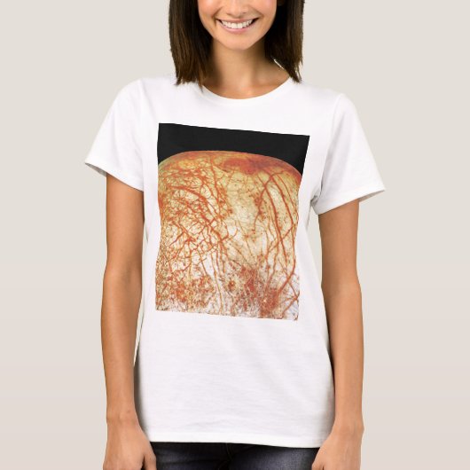 Jupiters maan Europa T-shirt (Voorkant)
