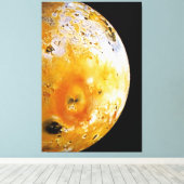 Jupiter's maan Io Canvas Afdruk (Insitu (Houten vloer))