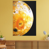 Jupiter's maan Io Canvas Afdruk (Insitu (Woonkamer))