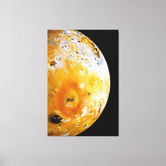 Jupiter's maan Io Canvas Afdruk (Voorkant)