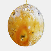 Jupiter's maan Io Keramisch Ornament (Links)