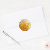 Jupiter's maan Io Ronde Sticker (Envelop)