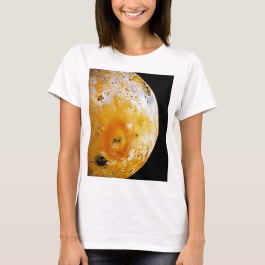 Jupiter's maan Io T-shirt (Voorkant)