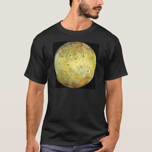Jupiter's maan Io T-shirt (Voorkant)