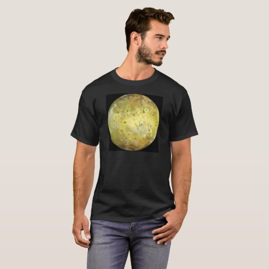 Jupiter's maan Io T-shirt (Voorkant volledig)